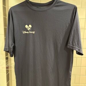 Disney Soccer Men's Navy T- Shirt